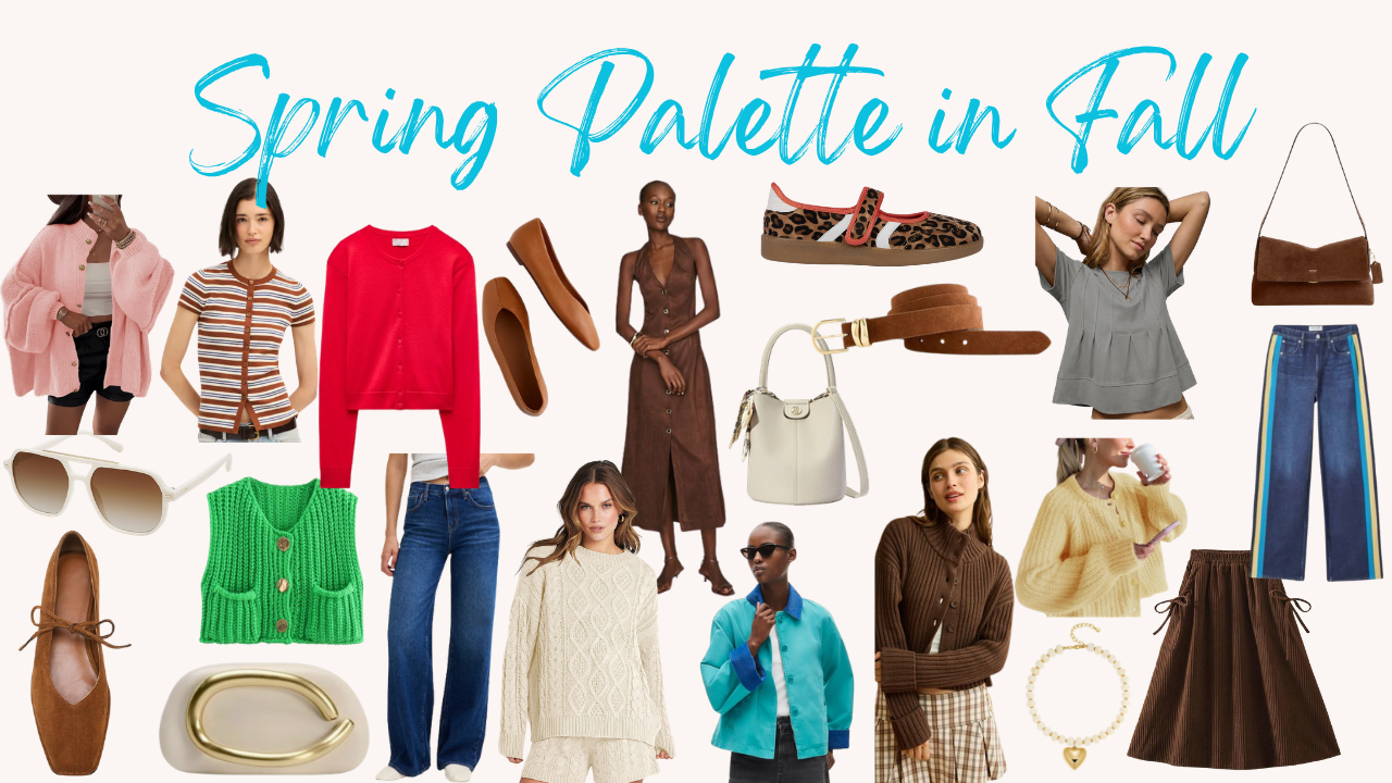 How to dress for Fall When you’re a spring color palette